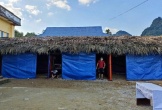 Dựng lán trại cách ly y tế đối với người dân về quê ăn Tết ở Thanh Hoá
