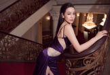 Nhật Kim Anh diện váy xẻ táo bạo, khoe body gợi cảm khi lần đầu chấm thi Hoa hậu