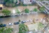 Bắc Ninh: Ô tô nổi lềnh bềnh trên phố sau mưa lớn lúc rạng sáng