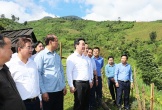 Chủ tịch UBND tỉnh Nguyễn Đức Trung thăm và làm việc tại huyện Kỳ Sơn