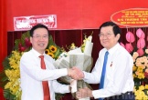 Nguyên Chủ tịch nước Trương Tấn Sang nhận huy hiệu 50 năm tuổi Đảng
