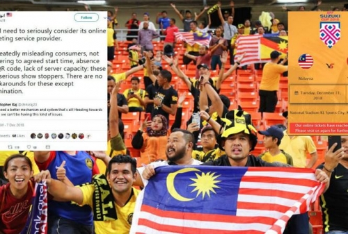 Người hâm mộ Malaysia nổi giận vì cháy vé trận chung kết với Việt Nam