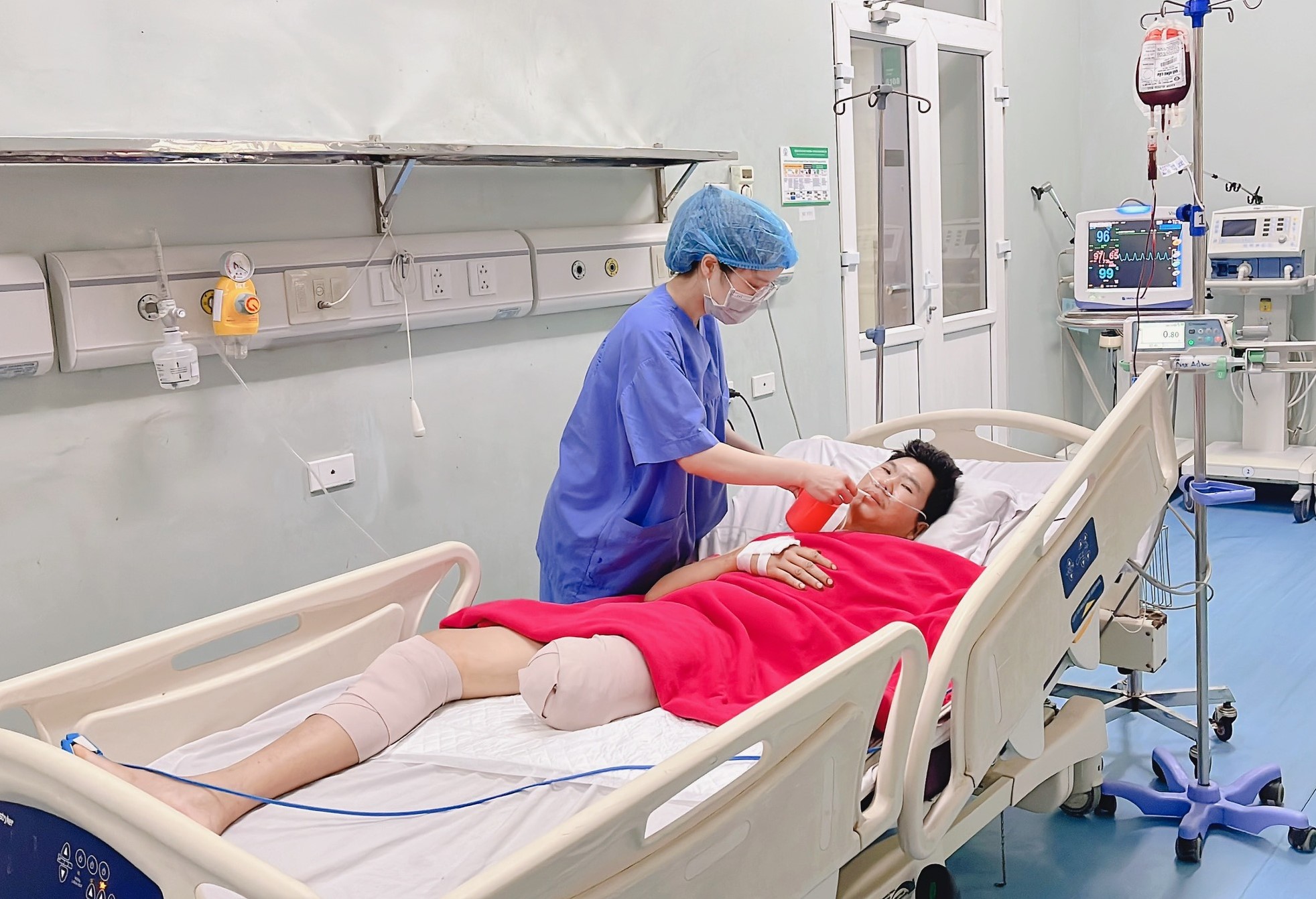 Tình hình sức khỏe của nạn nhân trong vụ nổ lớn ở Quỳnh Lưu