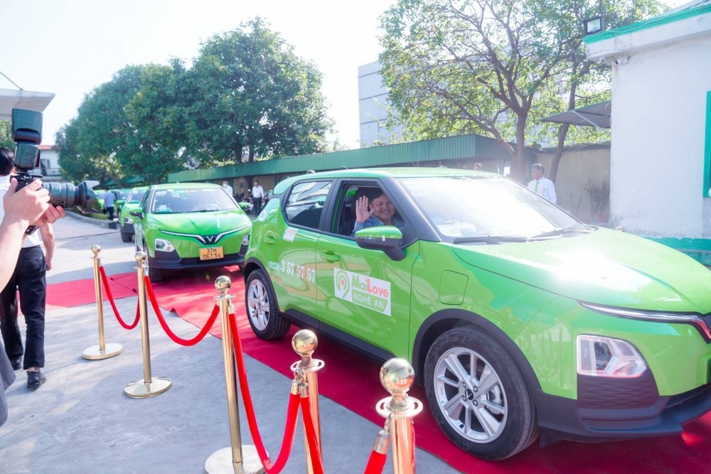 Triển khai dịch vụ taxi điện Mailove tại Nghệ An
