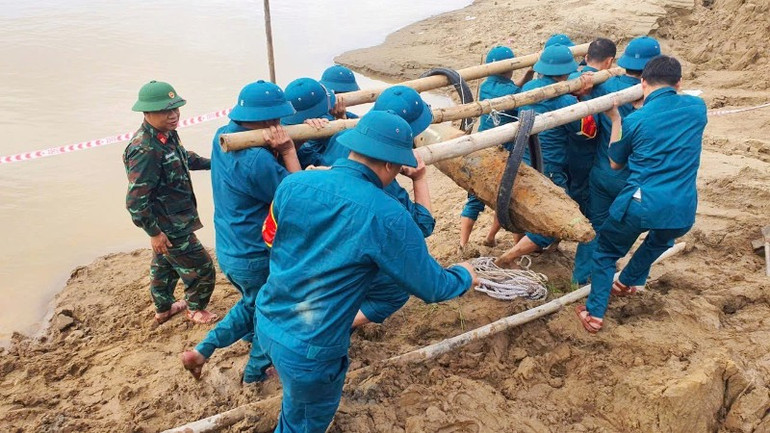 Nghệ An: Hủy nổ thành công quả bom nặng 340kg sót lại sau chiến tranh
