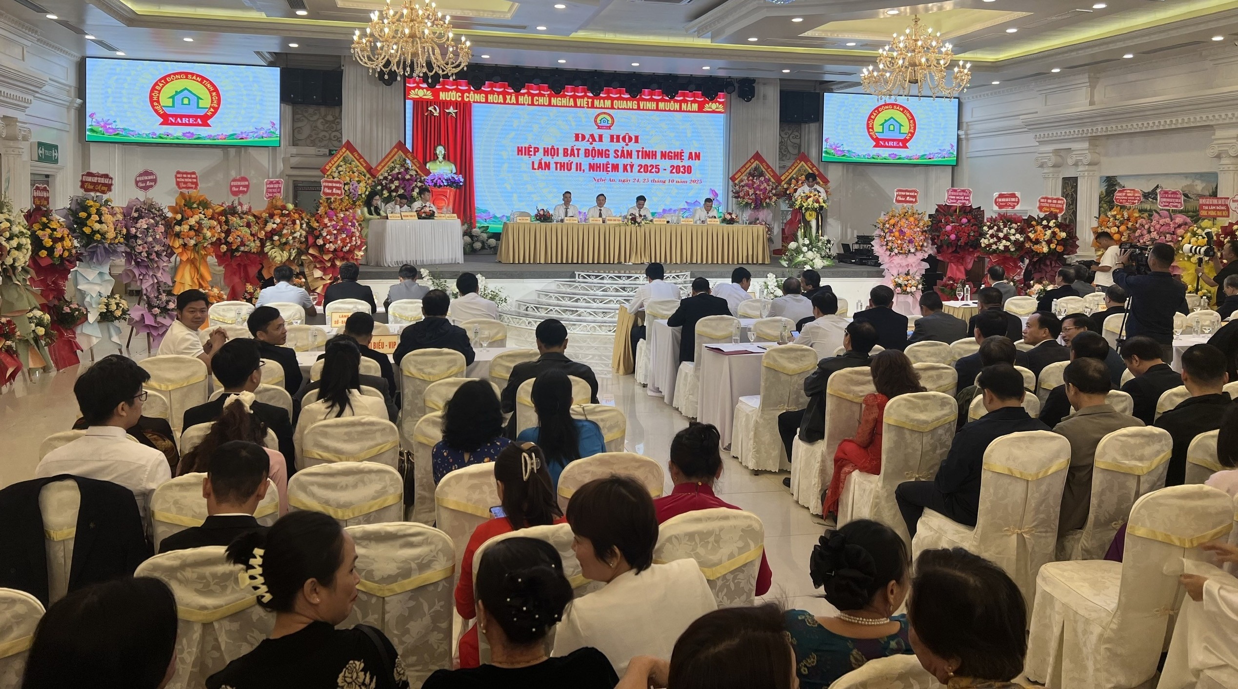 Hiệp hội Bất động sản tỉnh Nghệ An đại hội nhiệm kỳ 2025 - 2030