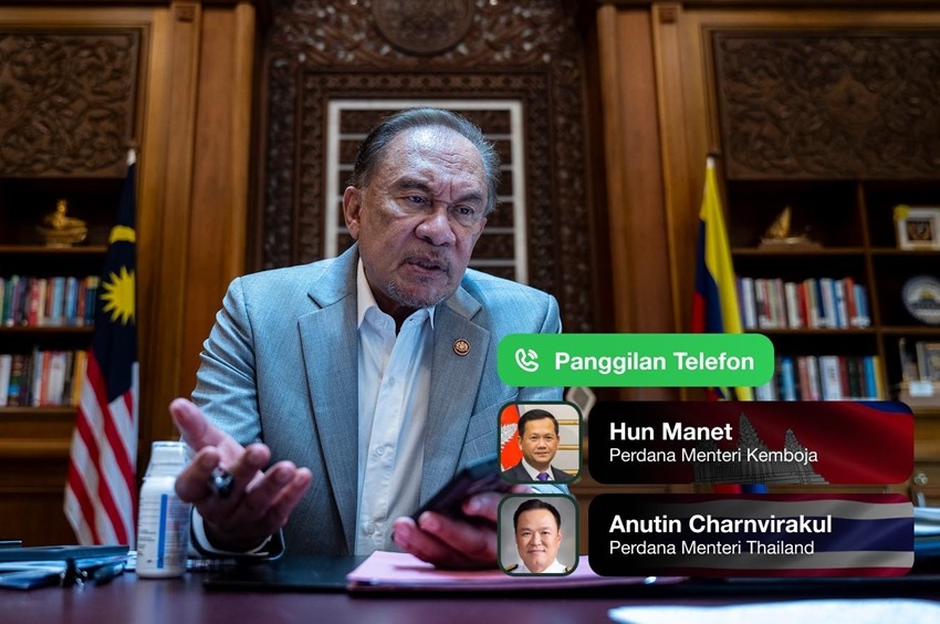 Thủ tướng Malaysia điện đàm với lãnh đạo Thái Lan và Campuchia về vấn đề biên giới