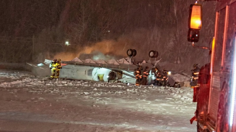 Máy bay phản lực tư nhân rơi khi cất cánh tại Mỹ, 7 người thiệt mạng