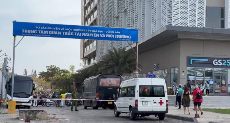 Điều tra vụ một người tử vong, nghi rơi từ tầng cao tòa nhà ở Vũng Tàu