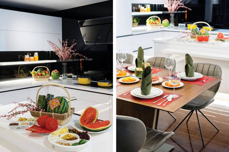 Trang trí bếp ngày Tết nhớ 5 điều phải làm để may mắn cả năm