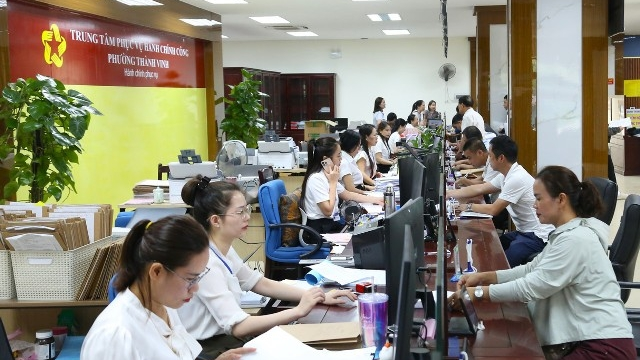 Nghệ An xếp thứ 7 cả nước về bộ chỉ số phục vụ hành chính công