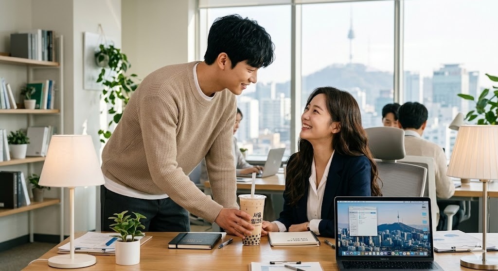 Đồng nghiệp nam thường xuyên thả thính, mời trà sữa nhưng không tỏ tình