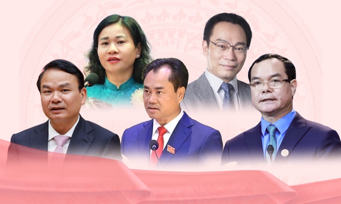 Tiểu sử 5 lãnh đạo thuộc Chính phủ vừa được chỉ định, bổ nhiệm