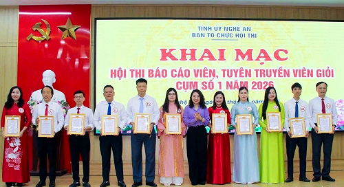Khai mạc Hội thi Báo cáo viên, tuyên truyền viên giỏi năm 2026
