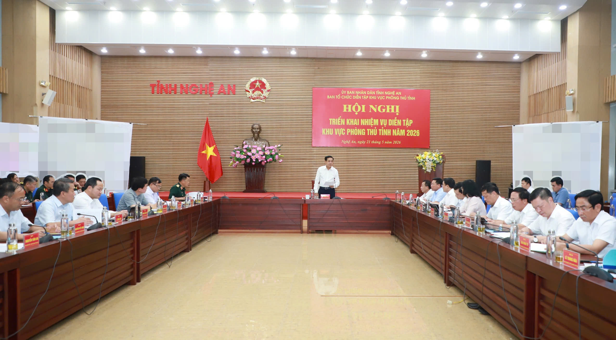 Hội nghị triển khai nhiệm vụ diễn tập khu vực phòng thủ tỉnh năm 2026