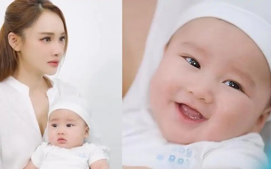 Hé lộ diện mạo khôi ngô của con trai thứ 3 nhà Trường Giang – Nhã Phương