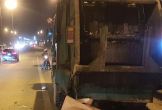 Người đàn ông đuổi đánh ghen bị xe chở rác cán tử vong