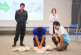 Bệnh viện Hoàn Mỹ Vinh huấn luyện sơ cấp cứu tại Công ty TNHH VSIP Nghệ An
