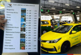 “Chặt chém” du khách, tài xế taxi Thái Lan bị cấm hành nghề suốt đời
