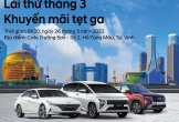 'Lái thử tháng 3, khuyến mãi tẹt ga' cùng Hyundai Vinh