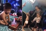 Xác minh thông tin người đàn ông trói và cho bé trai còn mặc tã hút ma túy đá