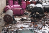 Nổ bình gas, bé 7 tuổi bị mảnh sành găm sâu vào đùi