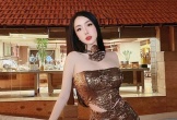 Vợ “trùm bất động sản” Khắc Việt chuộng mốt váy ngắn, tôn hình thể 3 vòng 102-62-91cm