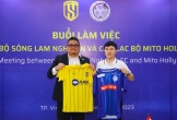 CLB SLNA bàn hợp tác toàn diện cùng CLB Mito Hollyhock