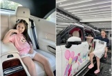 Con gái được lên lớp 2, chồng Đoàn Di Băng thưởng một xe hơi mui trần