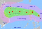 Bão Trami đang di chuyển rất nhanh, hướng vào Trung Bộ, sẽ gây mưa rất to