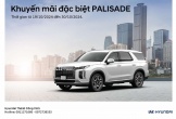 Sở hữu xe Palisade với nhiều khuyến mãi đặc biệt chỉ có tại Hyundai Vinh