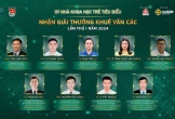 9 nhà khoa học dưới 35 tuổi nhận giải thưởng Khuê Văn Các