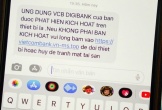 Ngân hàng không gửi SMS, email có chứa link cho khách hàng từ tháng 1/2025