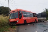 Kinh hãi hiện trường hai xe khách tông nhau trên Quốc lộ 14, 3 người thương vong