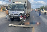 Xe tải tập lái va chạm xe máy, một người đàn ông tử vong