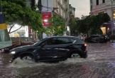 Nhiều tuyến phố của thủ đô Hà Nội bị ngập sau cơn mưa lớn
