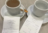 Khách bức xúc vì quán cà phê tính phí gần 19.000 đồng cho cốc nước lọc