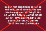 Cảnh báo thông tin giả mạo về các cú pháp khôi phục mạng Viettel khi mất wifi