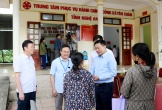 Phó Chủ tịch UBND tỉnh Hoàng Phú Hiền kiểm tra công tác vận hành chính quyền địa phương 02 cấp tại các xã của huyện Anh Sơn cũ