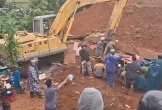 Sập móng nhà đang xây dựng, 2 cha con tử vong