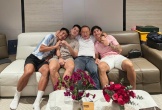 Văn Hậu, Đức Chinh, Đình Trọng đến thăm 'bố' Park dịp Trung thu