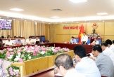 UBND tỉnh họp trực tuyến toàn tỉnh thúc đẩy đầu tư công năm 2025