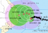 Bão số 15 giật cấp 14, đổi hướng liên tục và di chuyển rất chậm