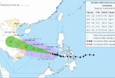 Bão số 13 mạnh cấp 14, giật cấp 17, hướng vào vùng biển Trung Bộ
