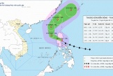 Bão Fung Wong giật cấp 17, trên vùng ven biển phía Đông đảo Luzon (Philippines)
