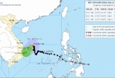 Bão số 15 đang suy yếu trên khu vực phía Tây Bắc Biển Đông