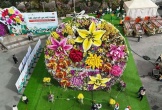Chiêm ngưỡng bó hoa khổng lồ 10 tấn tại Đà Lạt vừa xác lập Kỷ lục Việt Nam