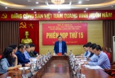Ban Chỉ đạo về phòng, chống tham nhũng, lãng phí, tiêu cực tỉnh Nghệ An họp phiên thứ 15