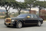 Rolls-Royce Phantom hàng độc giá 9,5 tỷ đồng tại Việt Nam: Mạ vàng 24K từ ngoài vào trong, nhiều chi tiết chạm khắc hình rồng