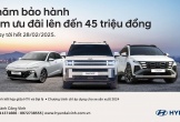 Ưu đãi kép từ Hyundai Vinh: Bảo hành dài hạn và giảm giá mừng năm mới 2025